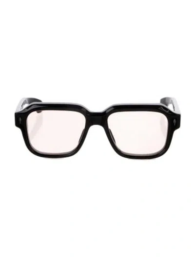 Pre-owned Jacques Marie Mage Vivienne Square Sunglasses In Black/neutrals
