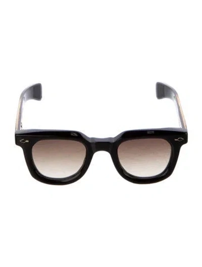 Pre-owned Jacques Marie Mage Wayfarer Gradient Sunglasses In Black