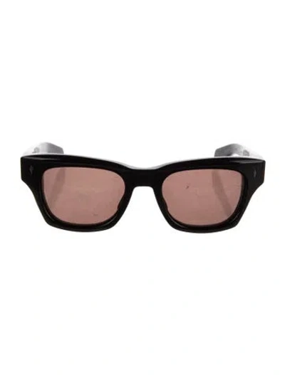 Pre-owned Jacques Marie Mage Wayfarer Tinted Sunglasses In Black