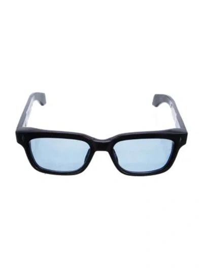 Pre-owned Jacques Marie Mage Wayfarer Tinted Sunglasses In Blue
