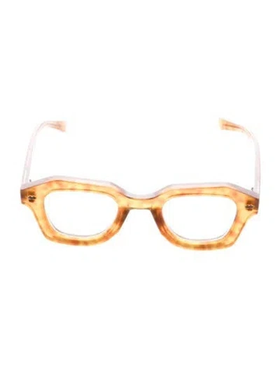 Pre-owned Jacques Marie Mage X Co Schindler Square Eyeglasses In Brown