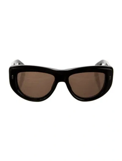Pre-owned Jacques Marie Mage X Erin Wasson The Sud Shield Sunglasses In Brown