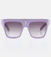 Jacques Marie Mage Selini Rectangular Sunglasses In Mazzucchelli