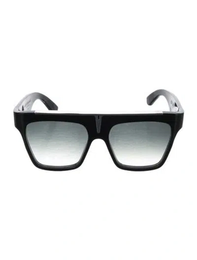 Pre-owned Jacques Marie Mage X Evangelie Smyrniotaki Selini Square Sunglasses In Green