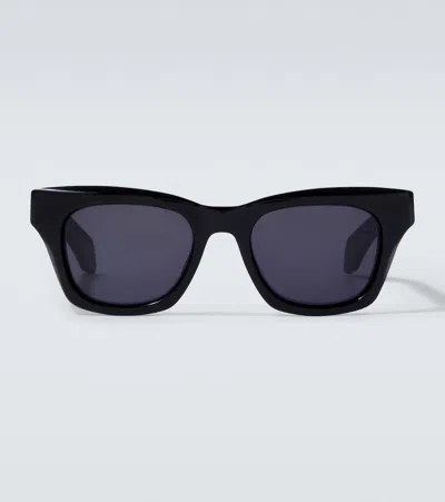 Jacques Marie Mage X George Cortina Dealan Square Sunglasses In Black