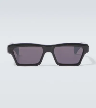 Jacques Marie Mage X Haider Ackermann Melchior Rectangular Sunglasses In Black
