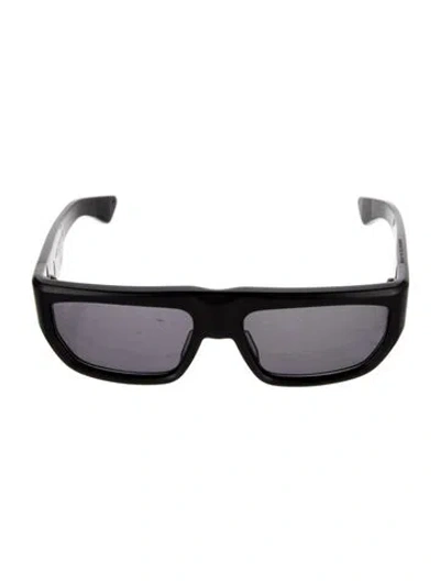 Pre-owned Jacques Marie Mage X The Velvet Underground Square Sunglasses In Black