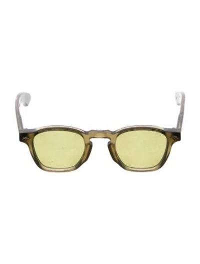 Pre-owned Jacques Marie Mage X Yellowstone Zephirin Wayfarer Sunglasses In Green