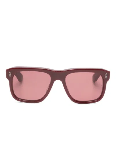Jacques Marie Mage Yves 太阳眼镜 In Red