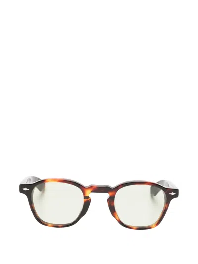Jacques Marie Mage Zephirin 47 Geometric-frame Sunglasses In Brown