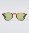 Jacques Marie Mage Zephirin 47 Round Sunglasses In Brown