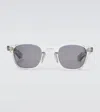 Jacques Marie Mage Zephirin 47 Round Sunglasses In Gray