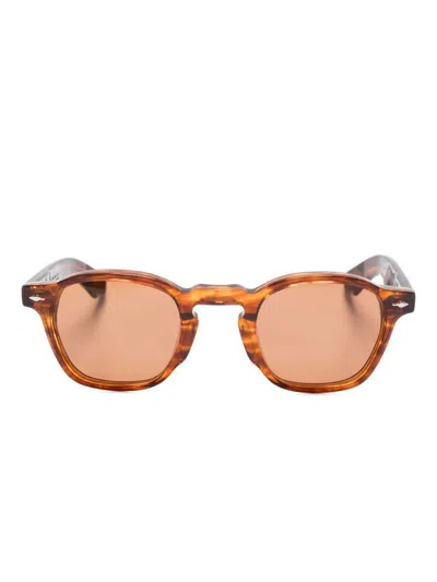 Jacques Marie Mage "zephirin 47" Sunglasses Accessories In Brown