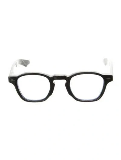 Pre-owned Jacques Marie Mage Zephirin Round Sunglasses In Black
