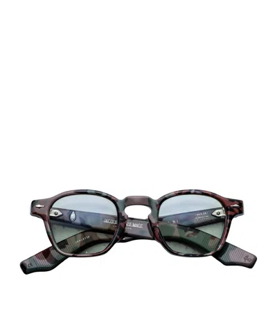 Jacques Marie Mage Zephirin Round Sunglasses In Brown