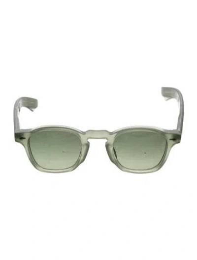 Pre-owned Jacques Marie Mage Zephirin Square Sunglasses In Green