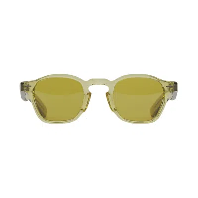 Pre-owned Jacques Marie Mage Zephirin Sunglasses 'olive' | Green | Men's Size Onesize