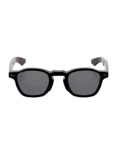 Pre-owned Jacques Marie Mage Zephirin Wayfarer Sunglasses In Black/silver