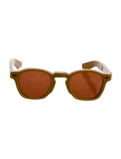 Pre-owned Jacques Marie Mage Zephirin Wayfarer Sunglasses In Yellow