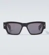Jacques Marie Mage Zimmerman Rectangular Sunglasses In Black