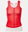 JACQUES WEI LAYERED JERSEY TANK TOP