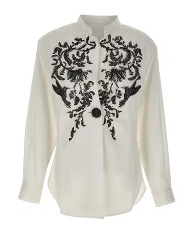 Jacques Wei Long Sleeve Casual Jacket In White