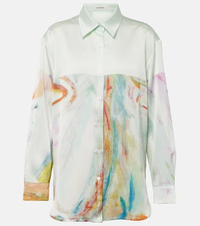 Jacques Wei Printed Shirt In Multicoloured
