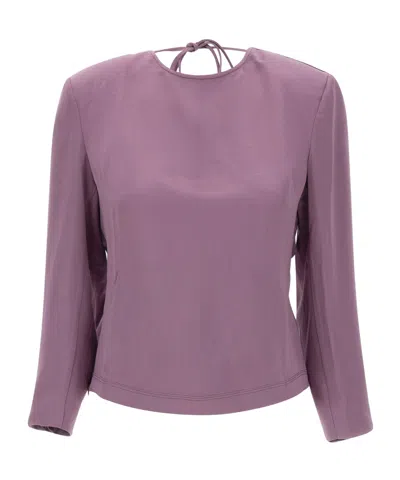 Jacques Wei Shirts Purple In Gray