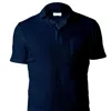 Jacques Zolty Blue Pierre Mens Terry Cotton Polo Dark Navy In Blue
