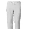 Jacques Zolty Nicolas Mens Linen Trousers White In White