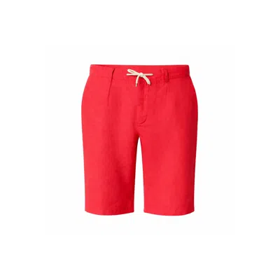 Jacques Zolty Rose Gold Valmont Men's Linen Bermuda Coral