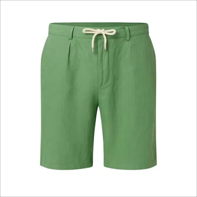 Jacques Zolty Valmont Men's Bermuda Linen Light Green