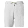 Jacques Zolty Valmont Mens Linen Bermudas White In White