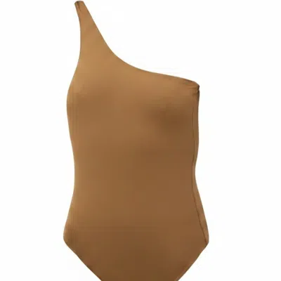 Jacques Zolty Women's Gold Leonella Swimsuit In Brown