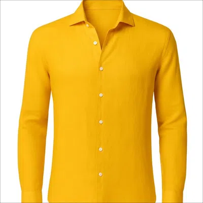 Jacques Zolty Yellow Jacques Men's Classic Linen Shirt