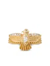 Jacquie Aiche 14k Yellow Gold Small Thunderbird Diamond Ring In Gold