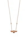 Jacquie Aiche 14k Yellow Gold Thunderbird Diamond Necklace In Gold
