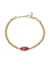 Jacquie Aiche 14k Yellow Gold Tourmaline Bracelet In Gold