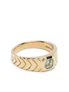 Jacquie Aiche 14kt Yellow Gold Aquamarine Ring In Gold