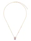 Jacquie Aiche 14kt Yellow Gold Aquamarine Diamond Necklace In Yellow