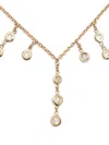 Jacquie Aiche 18kt Yellow Gold Shaker Diamond Necklace In Gold
