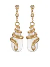 Jacquie Aiche 14kt Yellow Gold Sophia Diamond Dangle Earrings In Gold