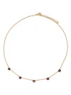 Jacquie Aiche 14kt Yellow Gold Sophia Ruby Necklace In Gold