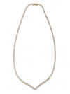 Jacquie Aiche 14kt Yellow Gold Vanessa Diamond Necklace In Gold