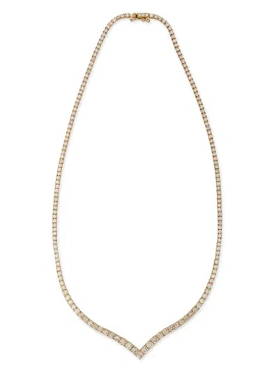 Jacquie Aiche 14kt Yellow Gold Vanessa Diamond Necklace