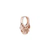 Jacquie Aiche Alternating Pave Disco Shaker Mini Hoop Single Yg In Gold