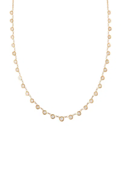 Jacquie Aiche Emily 14k Yellow Gold Diamond Necklace In Gold
