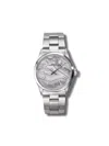 Jacquie Aiche  Customised Rolex Oyster Perpetual 34mm In Silver