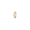 Jacquie Aiche Rg 1 Dia Prong Pave Dia Mini Hoop In Gold