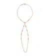 Jacquie Aiche Rose Gold And Diamond Sophia Hand Chain In Gold